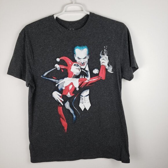 Batman Other - Batman Joker Men's Gray Tee Shirt Sz XL